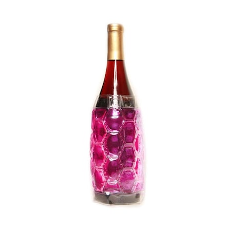 The Cool Sack, Wine Bottle Wrap - Pink